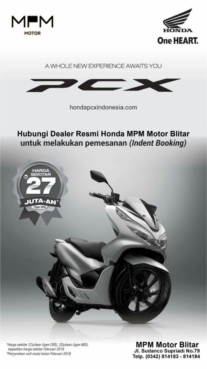 MPM Motor Blitar Buka Indent Booking PCX150DP3 Juta Aja